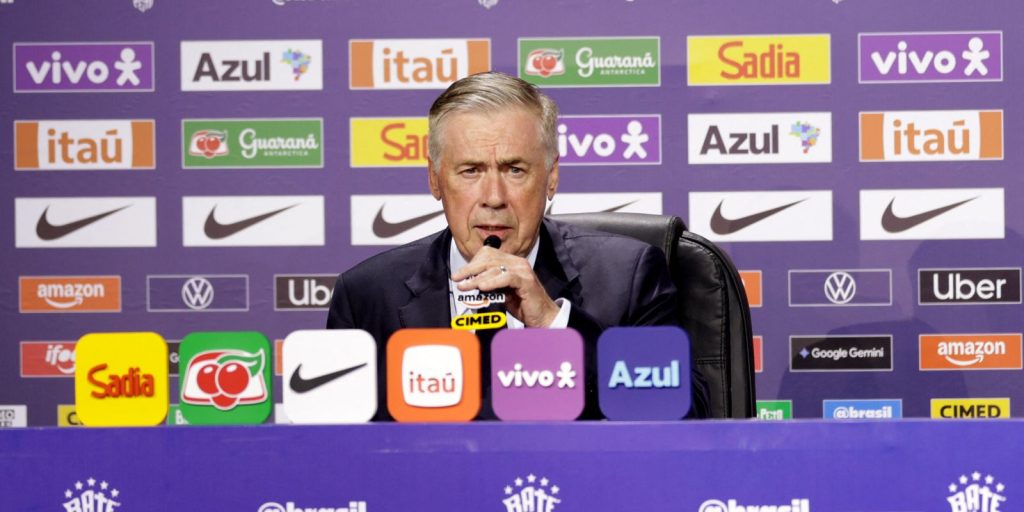 Carlo Ancelotti pede que torcida confie nos 26 convocados para a Copa Imagem referente a Carlo Ancelotti pede que torcida confie nos 26 convocados para a Copa