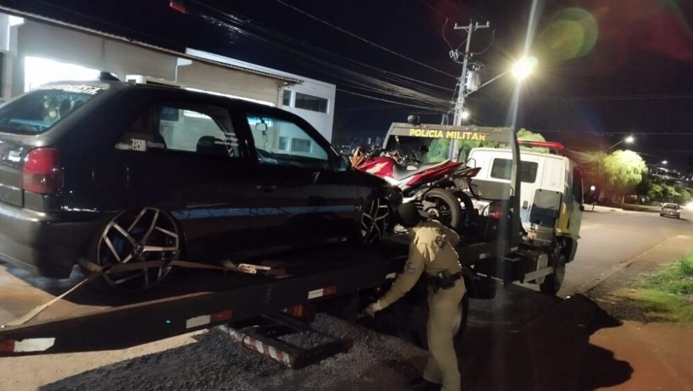 PM realiza operação de trânsito e aplica 141 multas em Cascavel Imagem referente a PM realiza operação de trânsito e aplica 141 multas em Cascavel