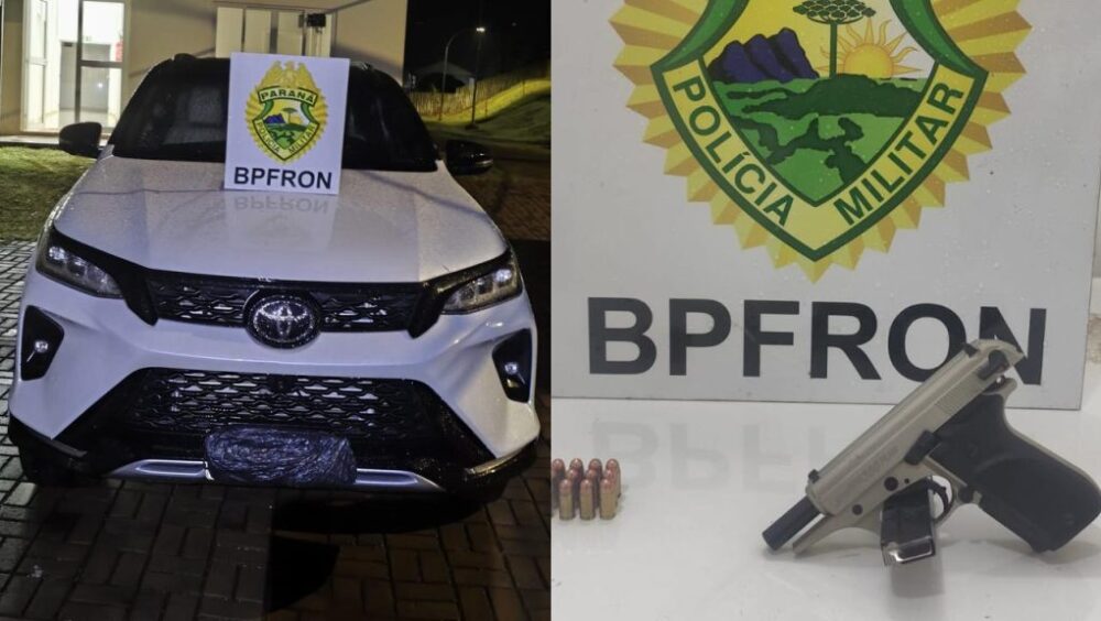BPFRON prende homem com pistola e munições durante operação Imagem referente a BPFRON prende homem com pistola e munições durante operação