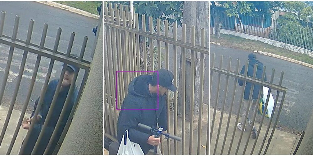 Câmera flagra invasor batendo palma, arrombando residência e fugindo até com as roupas da vítima Imagem referente a Câmera flagra invasor batendo palma, arrombando residência e fugindo até com as roupas da vítima
