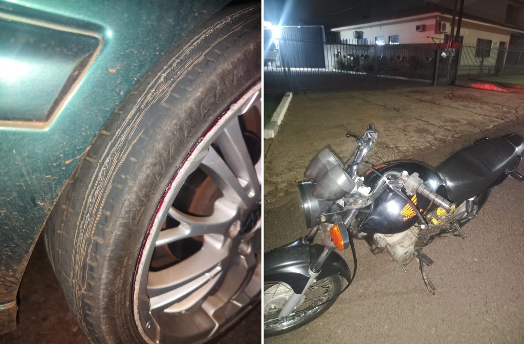 Moto e carro são apreendidos em blitz da PM em Cascavel Imagem referente a Moto e carro são apreendidos em blitz da PM em Cascavel