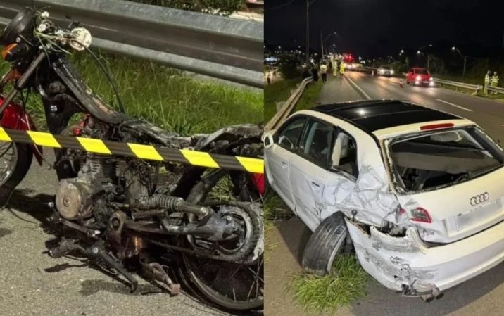 “Peço perdão à família”, diz motorista de Audi envolvido em suposto racha fatal na BR-277 Imagem referente a “Peço perdão à família”, diz motorista de Audi envolvido em suposto racha fatal na BR-277